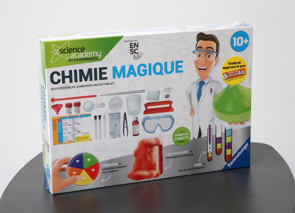 LE KIT CHIMIE MAGIQUE DE RAVENSBURGER CHANGE DE LOOK - ENSCMu