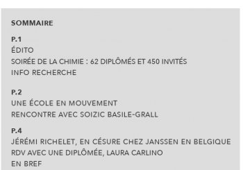 NOUVEAU NUMÉRO DE LA LETTRE D’INFO