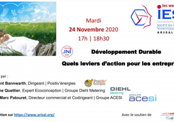 WEBINAIRE JNI DÉVELOPPEMENT DURABLE LE 24.11.20