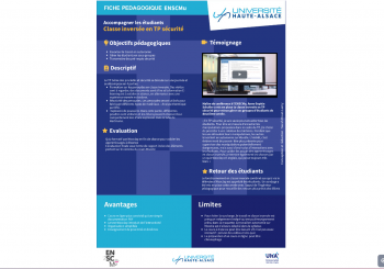 INNOVATION PÉDAGOGIQUE : DEUX NOUVELLES FICHES PUBLIÉES