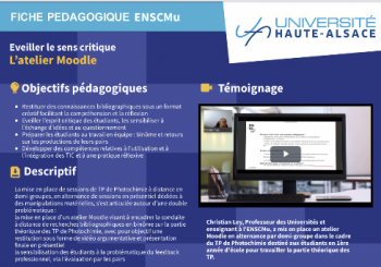 INNOVATION PÉDAGOGIQUE : DEUX NOUVELLES FICHES PUBLIÉES