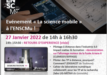 ÉVÈNEMENT « LA SCIENCE MOBILE » À l’ENSCMu LE 27 JANVIER